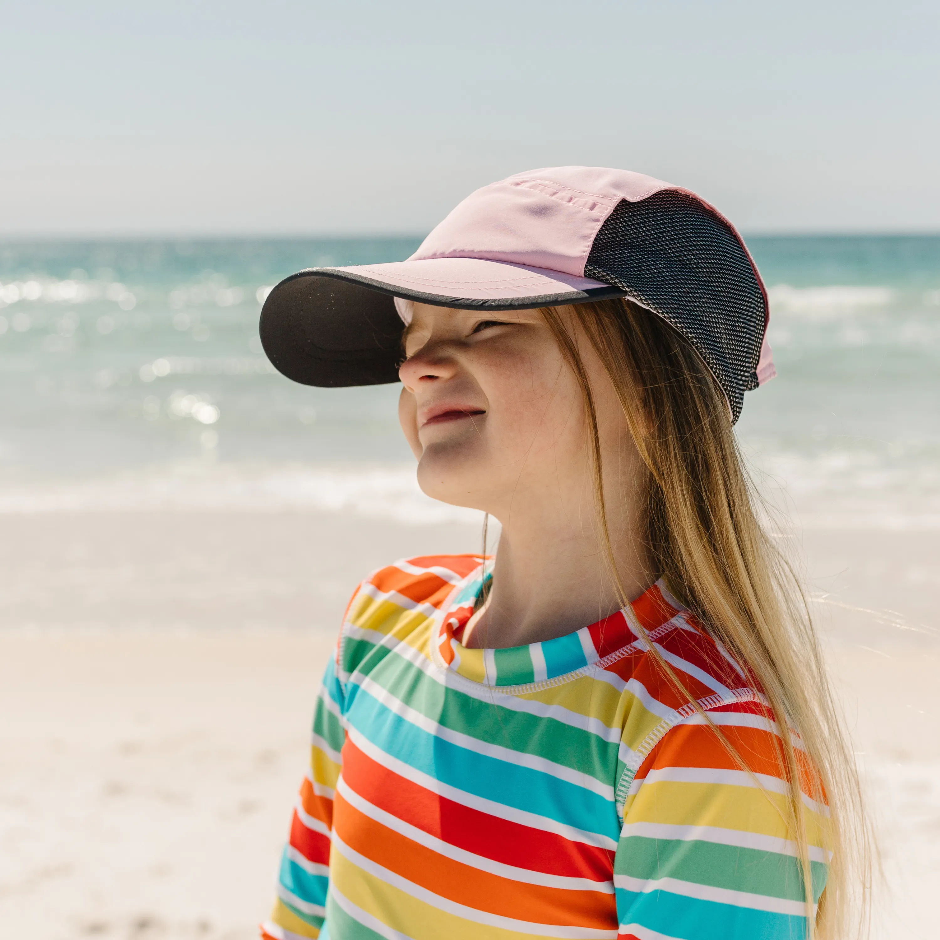 Adjustable UPF Baseball Hat - one-size fits all | Pink