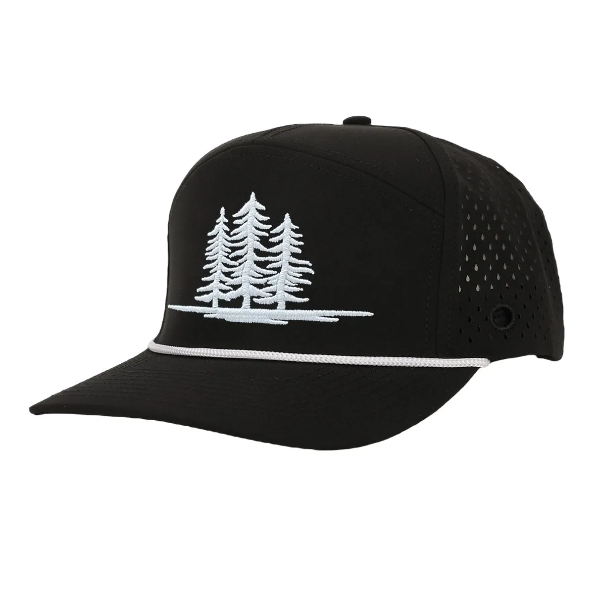 Black Tree Tradesman Tee Holder Hat W/ Magnetic Ball Marker