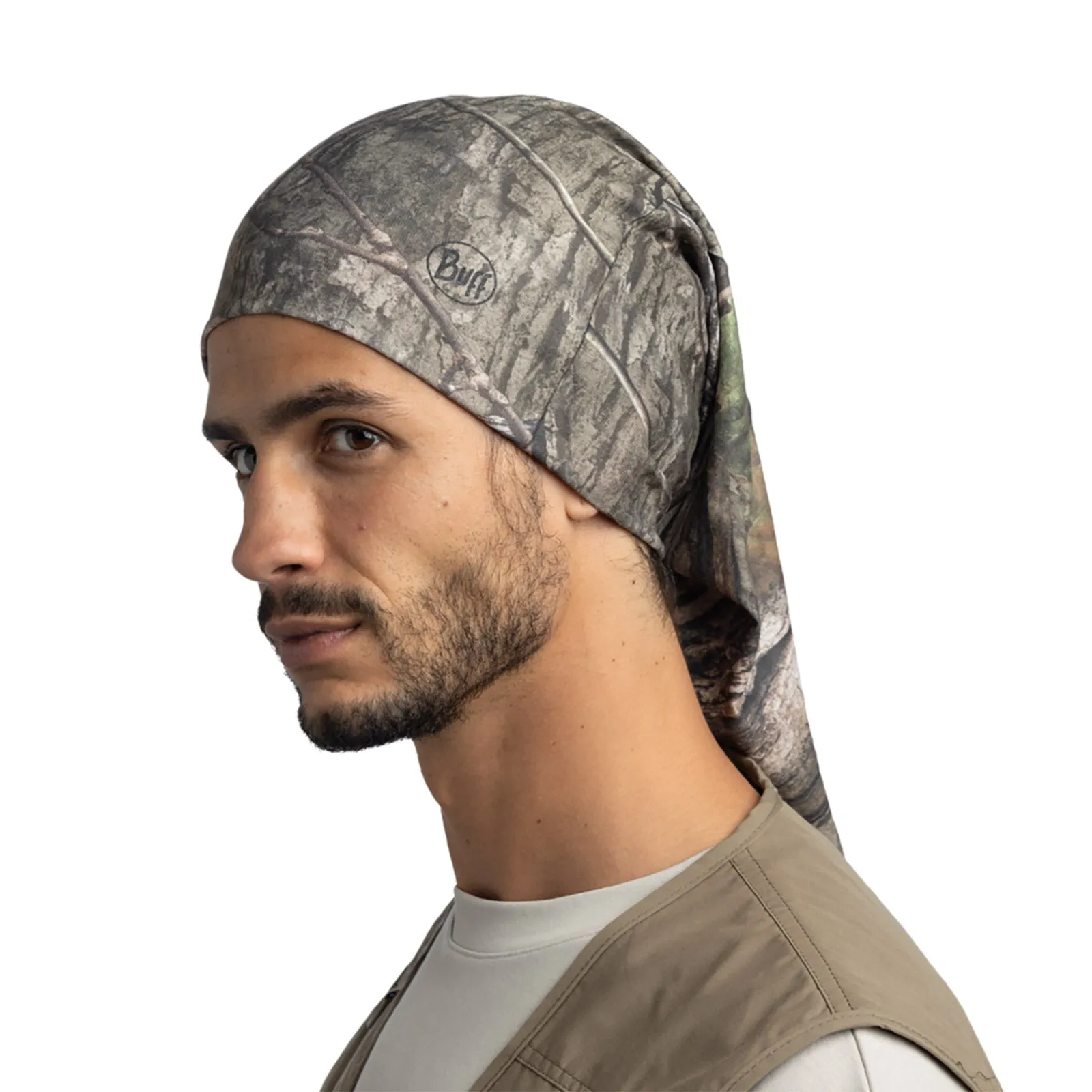 Buff Unisex CoolNet UV UPF 50 Neckwear Tubular Bandanna Scarf - Mossy Oak