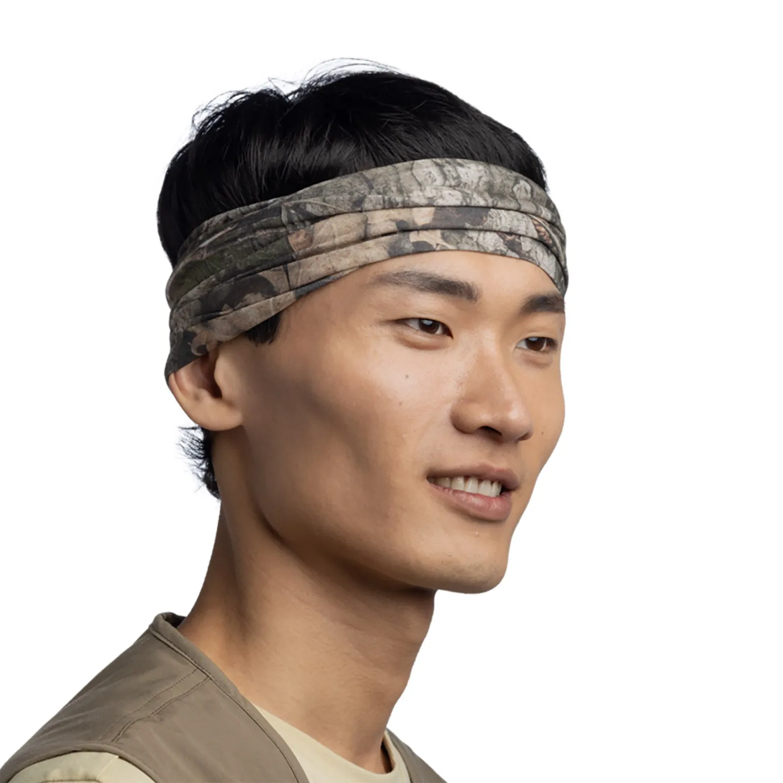 Buff Unisex CoolNet UV UPF 50 Neckwear Tubular Bandanna Scarf - Mossy Oak