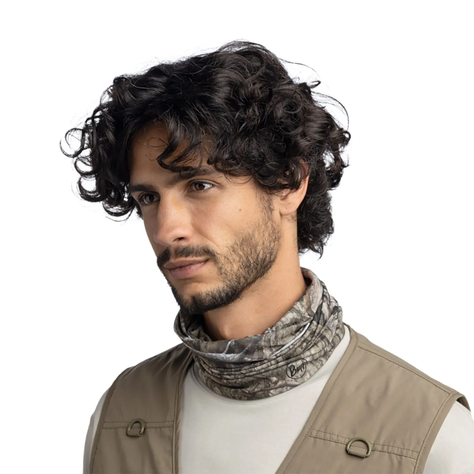 Buff Unisex CoolNet UV UPF 50 Neckwear Tubular Bandanna Scarf - Mossy Oak