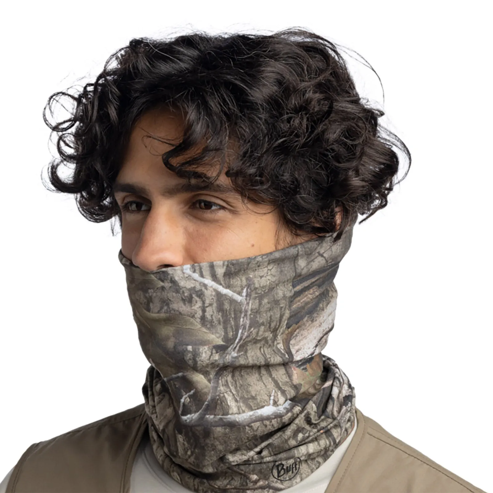 Buff Unisex CoolNet UV UPF 50 Neckwear Tubular Bandanna Scarf - Mossy Oak