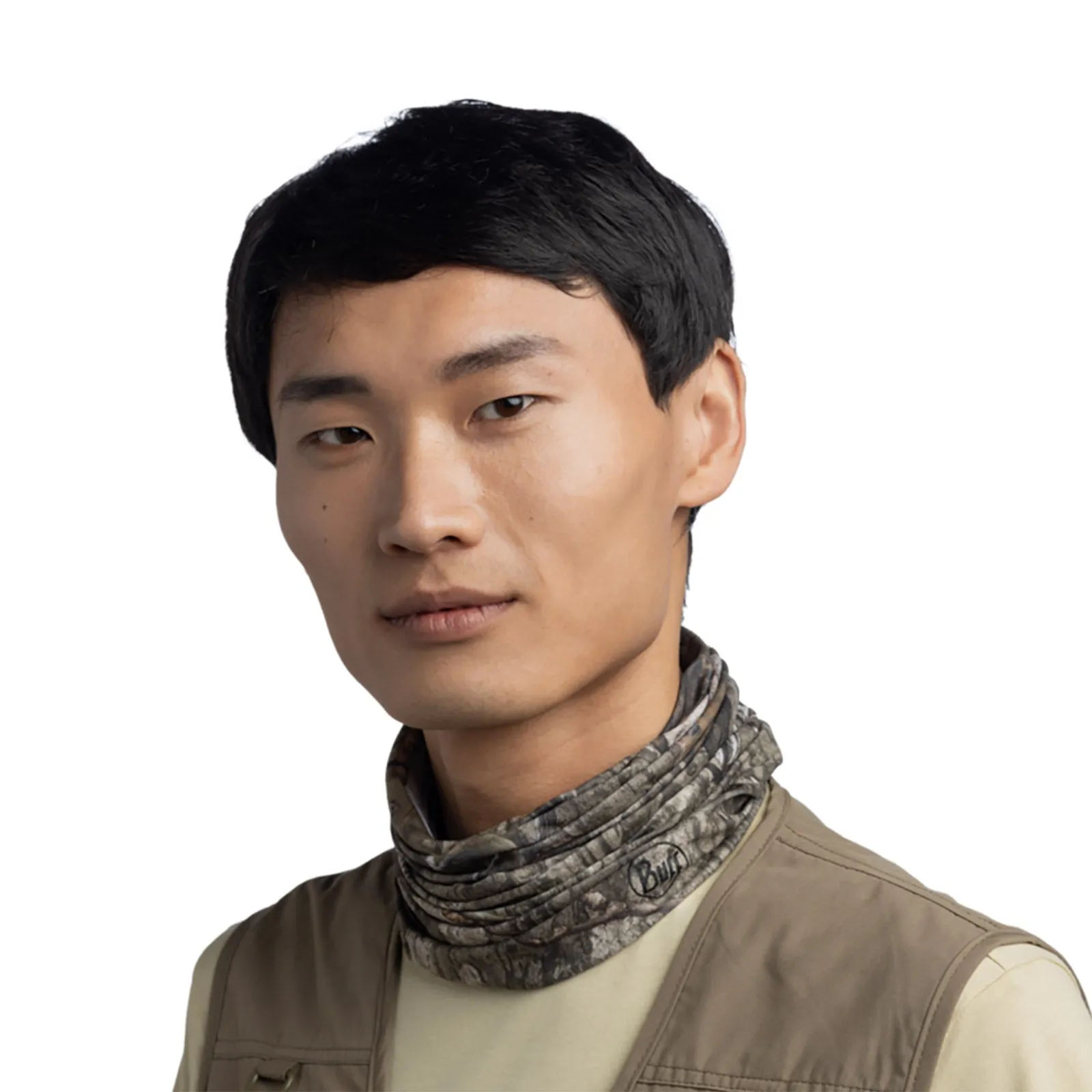 Buff Unisex CoolNet UV UPF 50 Neckwear Tubular Bandanna Scarf - Mossy Oak