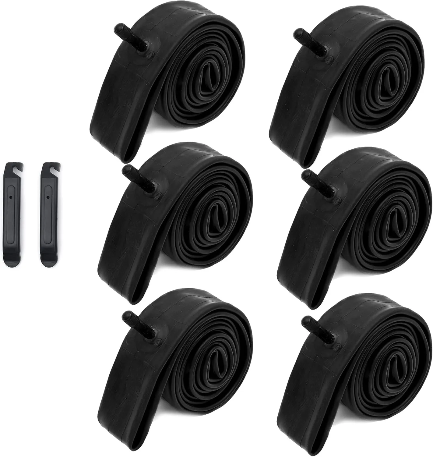 CALPALMY 26" Bike Inner Tube, (4 Packs/6 Packs) Replacement Bike Tires Tubes 26 x 1.75/1.95/2.125 with AV 32mm Valve, Fit for Mountain/Off Road Bike and Most Bicycle Tire Tubes