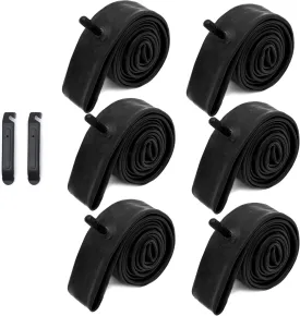 CALPALMY 26" Bike Inner Tube, (4 Packs/6 Packs) Replacement Bike Tires Tubes 26 x 1.75/1.95/2.125 with AV 32mm Valve, Fit for Mountain/Off Road Bike and Most Bicycle Tire Tubes