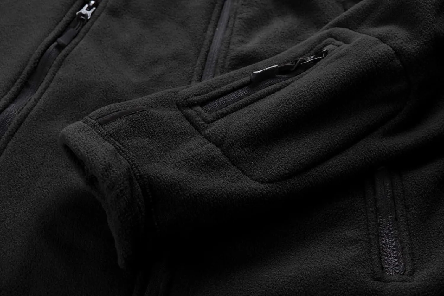 CRYSULLY Men's Military Tactical Sport Warm Fleece Hooded Outdoor Adventure Jacket Coats