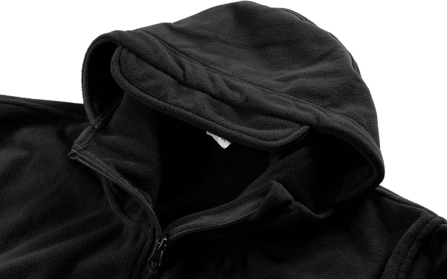 CRYSULLY Men's Military Tactical Sport Warm Fleece Hooded Outdoor Adventure Jacket Coats