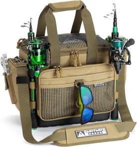 Ghosthorn Fishing Tackle Bags Salt Water Resistant Tackle Box Bag -large capacity tackle storage