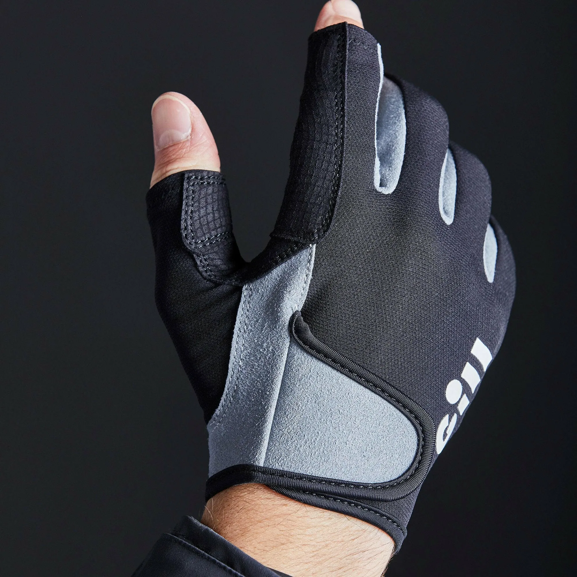 Gill Deckhand Glove - Black - Long Fingered 7053
