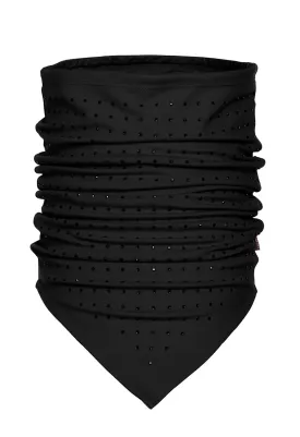Goldbergh Gemmy Scarf Neckwarmer in Black with Sparkles
