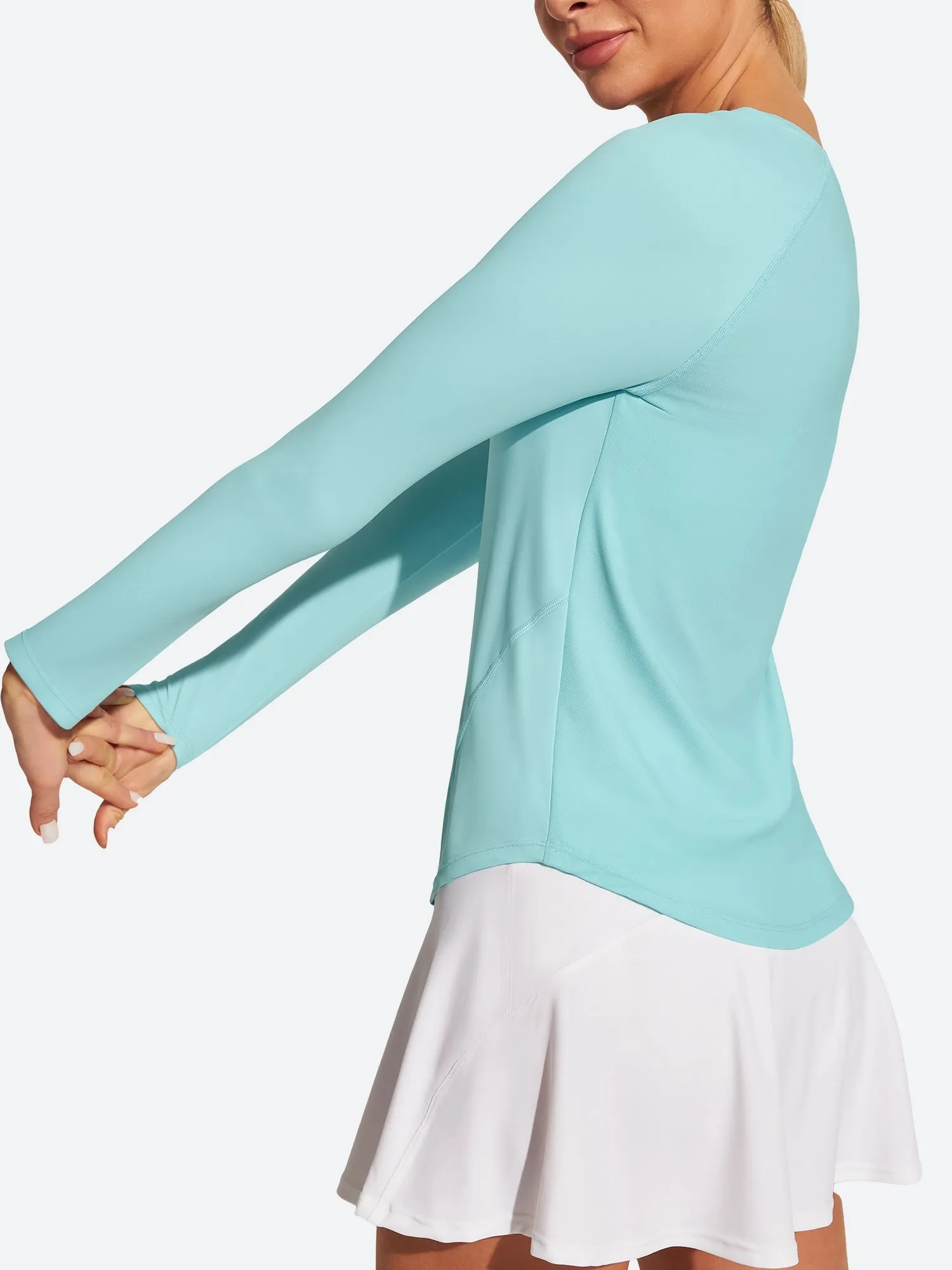 IUGA UPF 50  Long Sleeve Rash Guard With Pockets