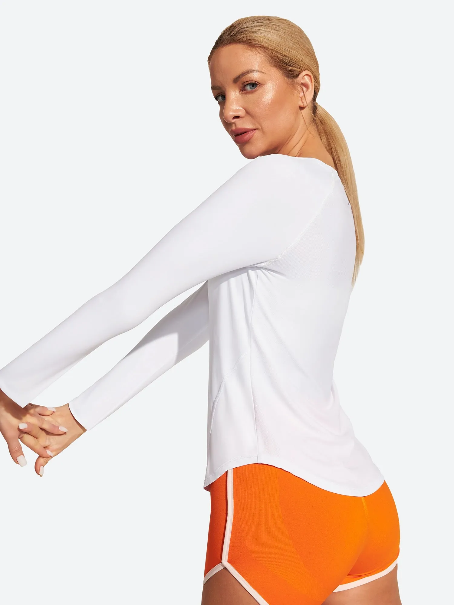 IUGA UPF 50  Long Sleeve Rash Guard With Pockets