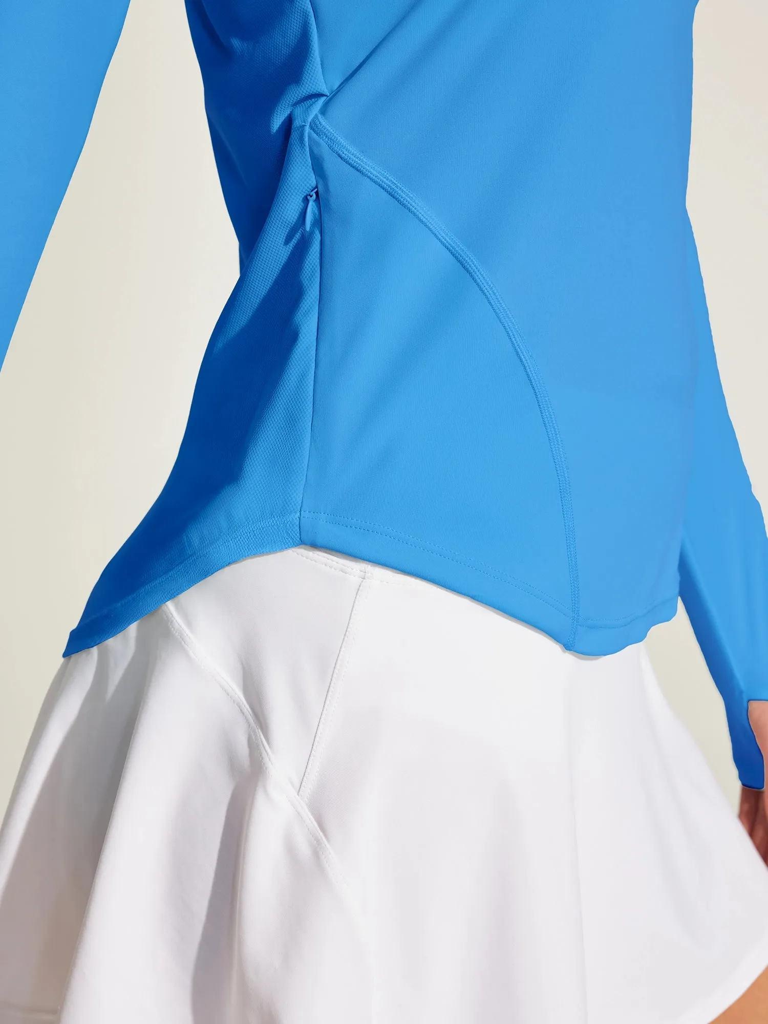 IUGA UPF 50  Long Sleeve Rash Guard With Pockets