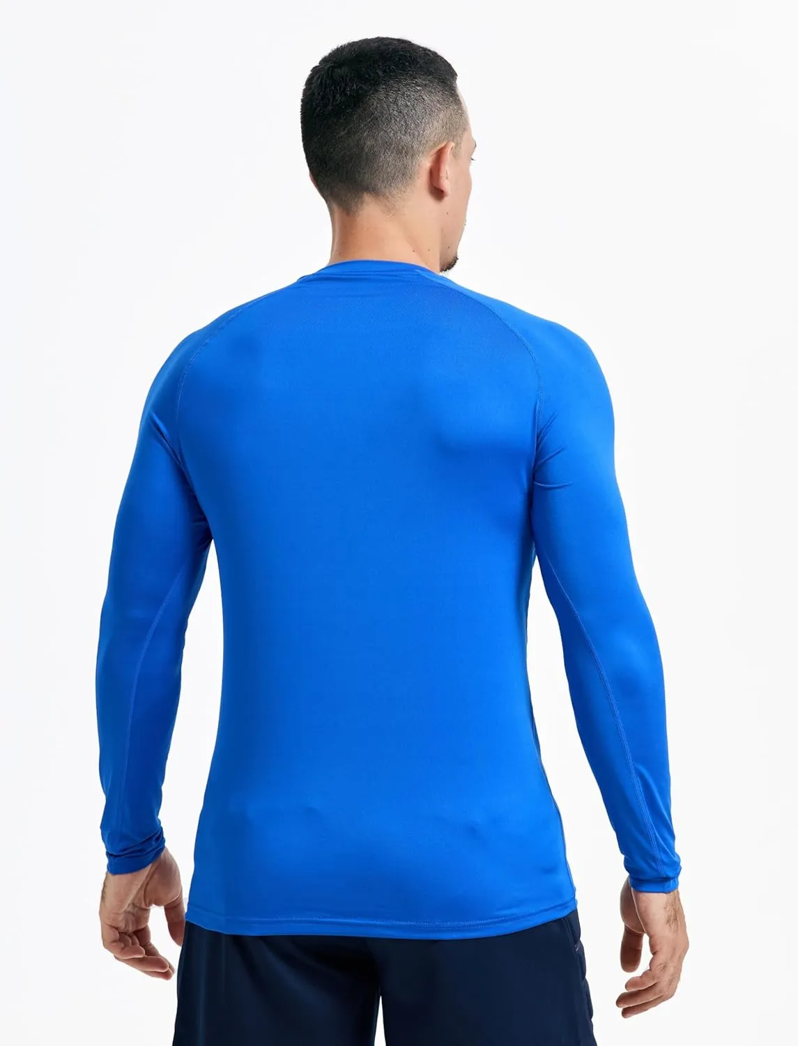 KELME Men's Long Sleeve Compression Shirt, Cool Dry Athletic Top Base Layers, Running Soccer Football Undershirt T-Shirt