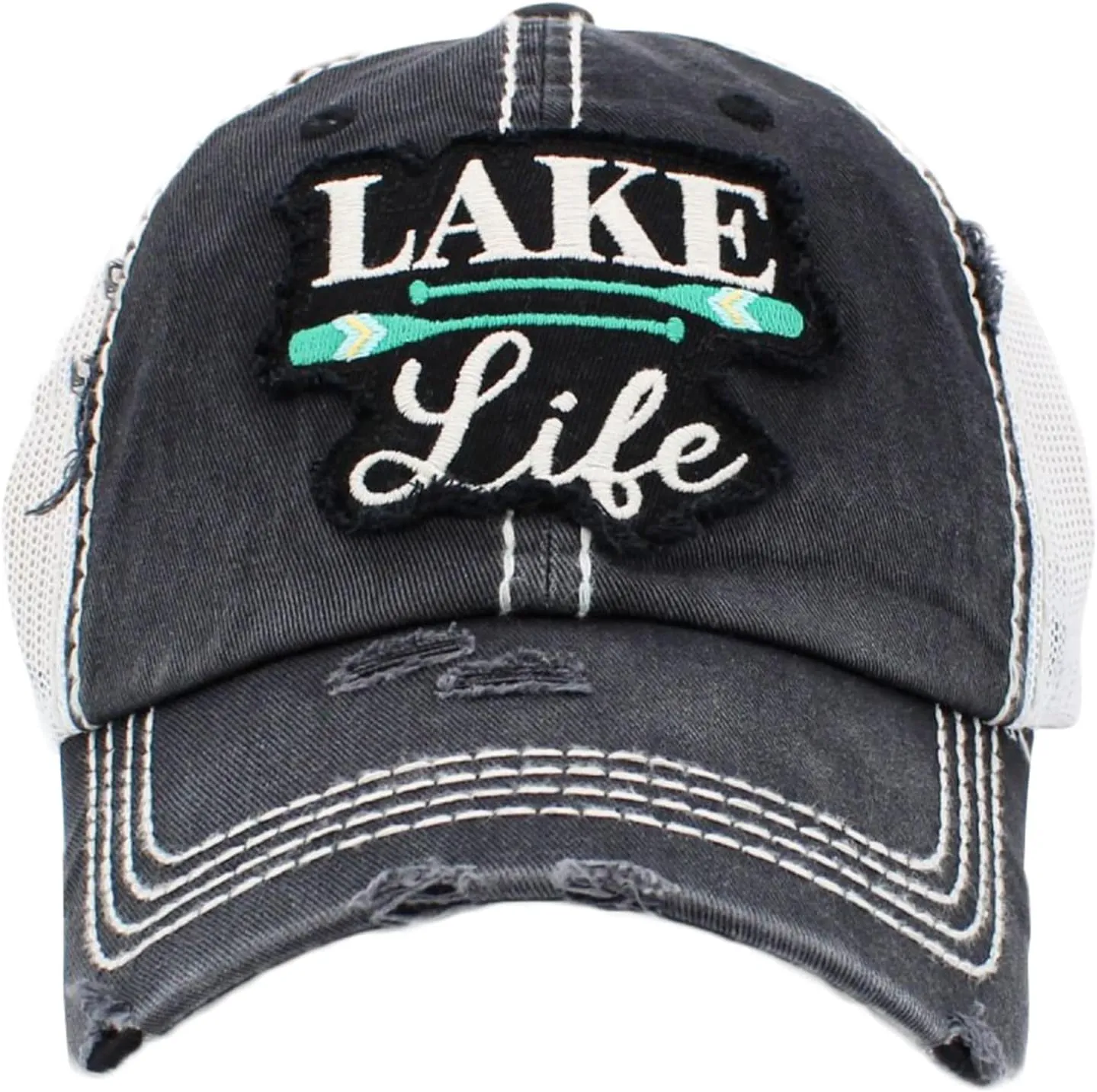 Lake Life Women's Vintage Mesh Baseball Hat