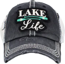 Lake Life Women's Vintage Mesh Baseball Hat