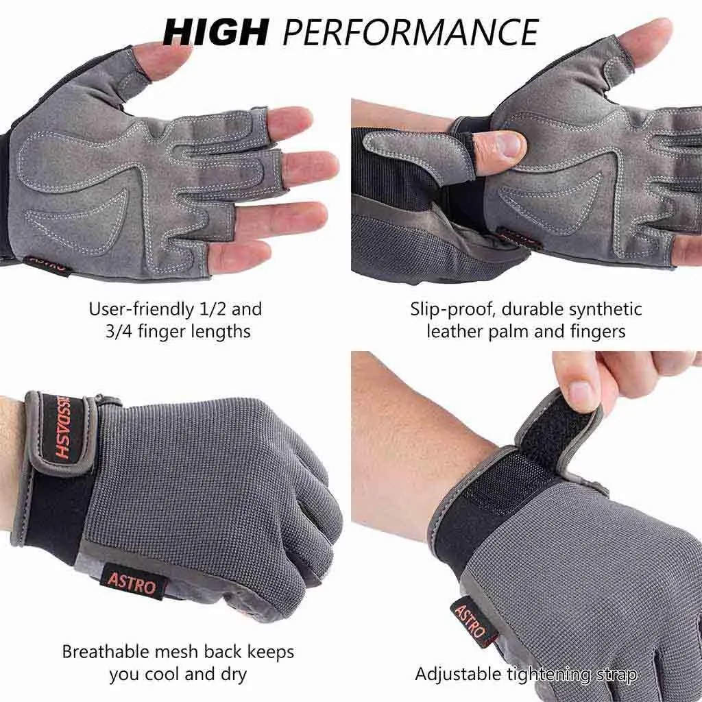 Men's Astro Fingerless Fishing Gloves