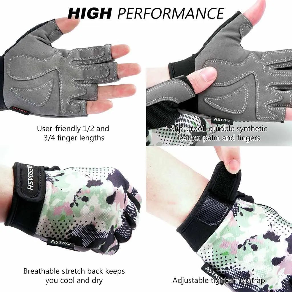Men's Astro Fingerless Fishing Gloves