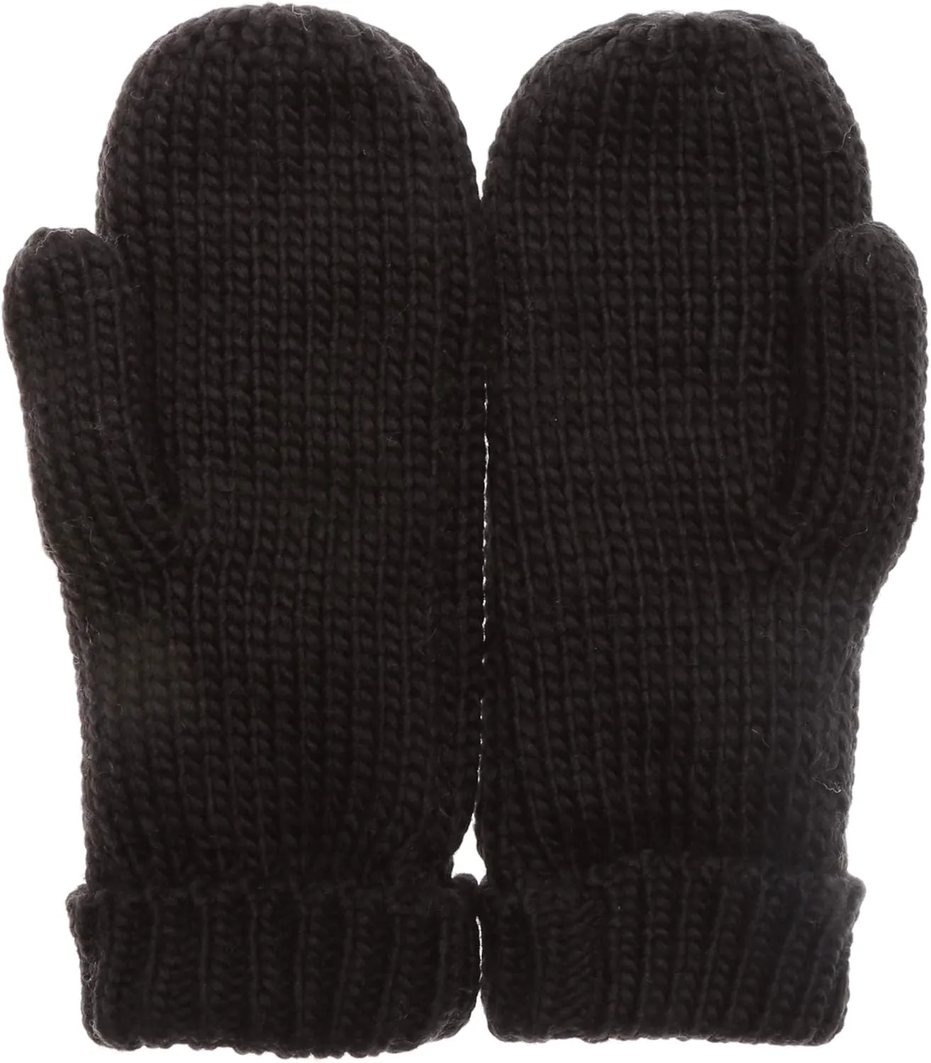 MIRMARU Womens Warm Winter Gloves Cozy Soft Cable Knit Mittens with Fleece Lining