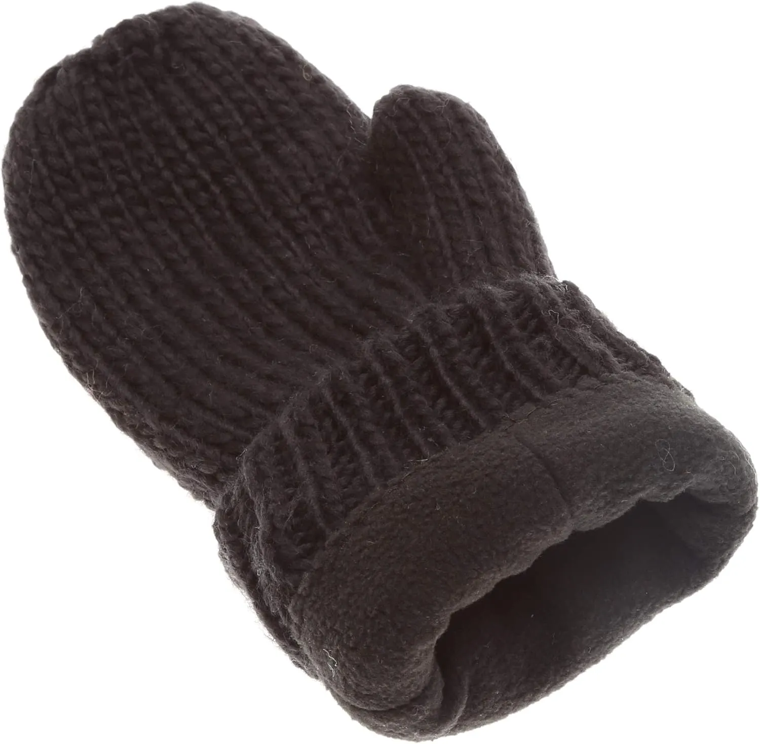MIRMARU Womens Warm Winter Gloves Cozy Soft Cable Knit Mittens with Fleece Lining