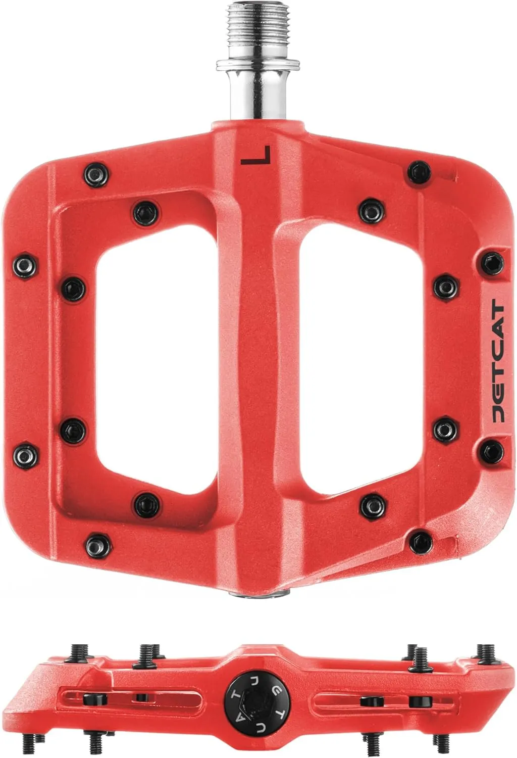 Mountain Bike Pedals Flat - MTB Pedals Flat, Bicycle Pedals for BMX/MTN/Road/Gravel/EBike, BMX Pedals, Platform Pedals, Adults & Kids Bike Replacement Upgrades Parts 9/16