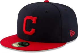 New Era Men's Cleveland Indians 59Fifty Home Navy Authentic Hat 70458576 (7