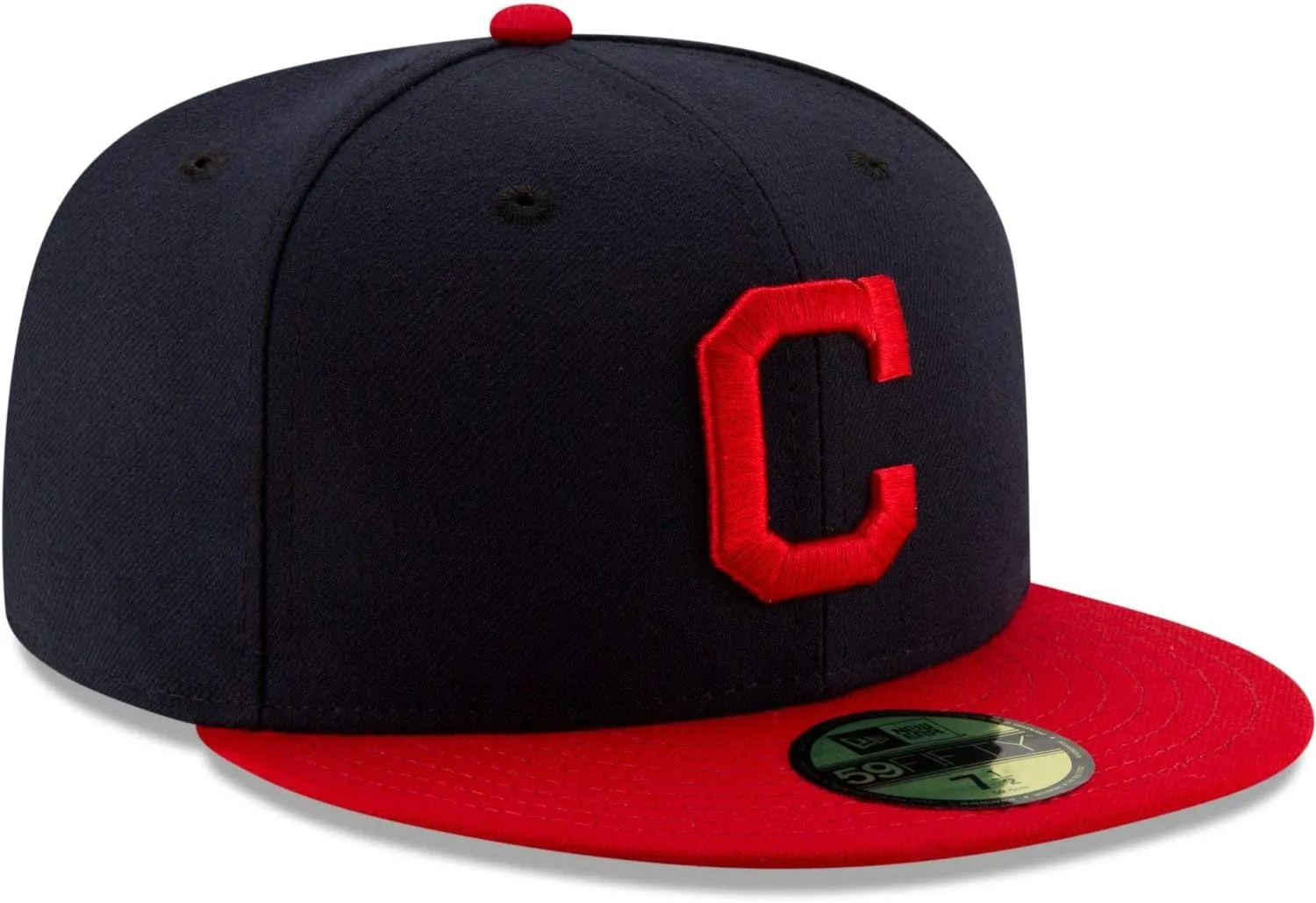 New Era Men's Cleveland Indians 59Fifty Home Navy Authentic Hat 70458576 (7