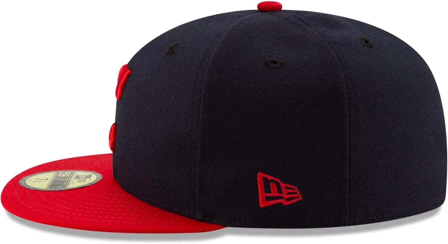 New Era Men's Cleveland Indians 59Fifty Home Navy Authentic Hat 70458576 (7