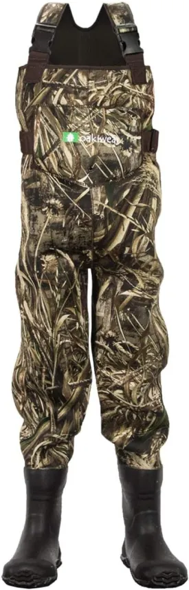 OAKI Toddler & Children's Waterproof Fishing Waders for Kids