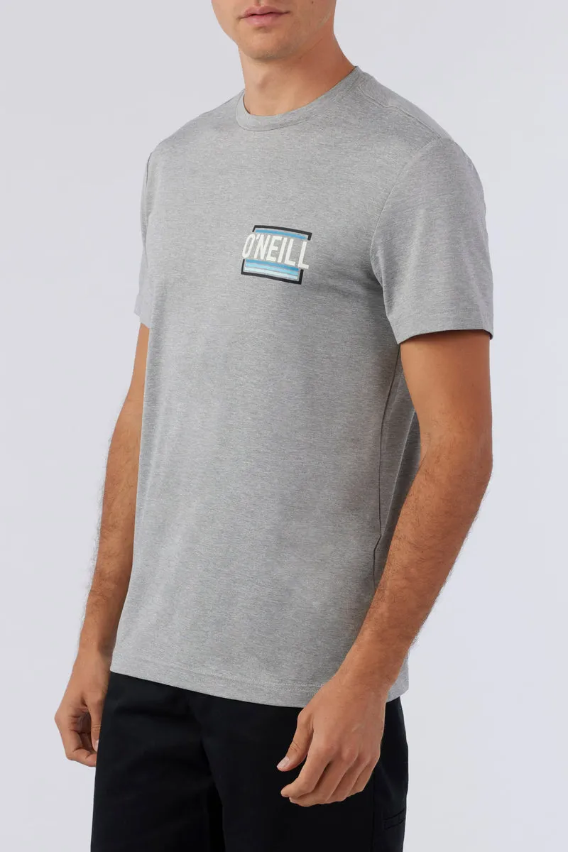 O'Neill Trvlr UPF Staple Tee-Hthr Gry2