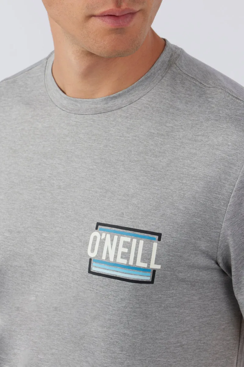 O'Neill Trvlr UPF Staple Tee-Hthr Gry2