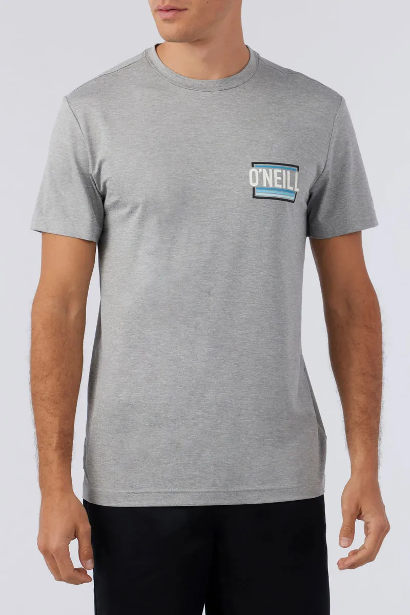 O'Neill Trvlr UPF Staple Tee-Hthr Gry2
