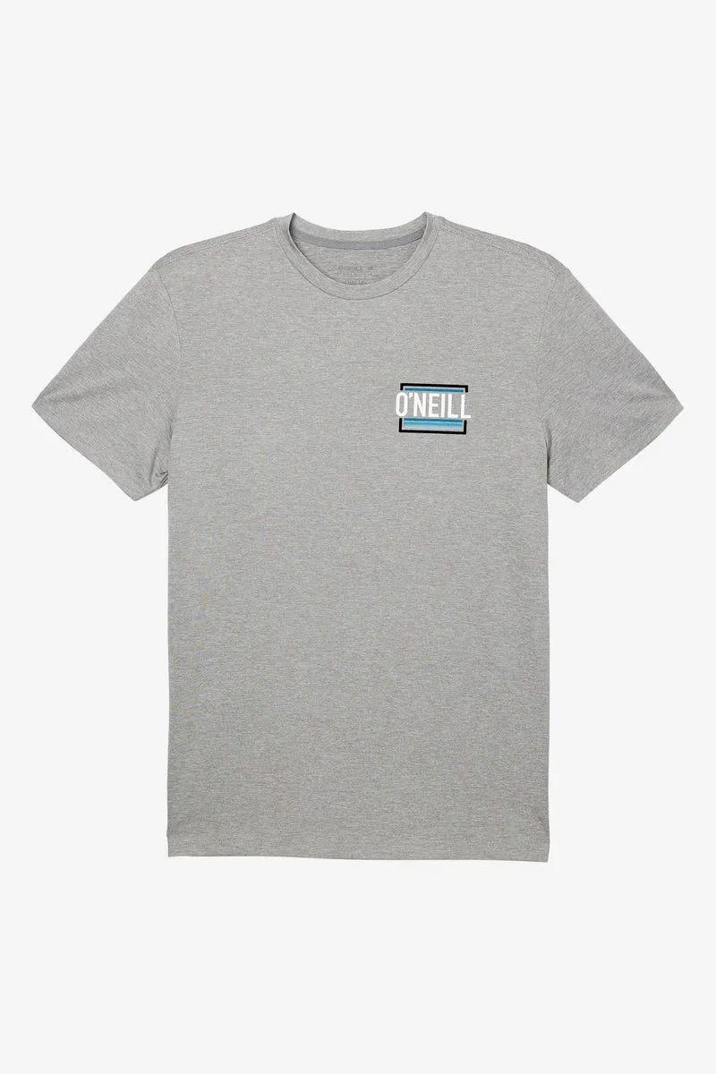 O'Neill Trvlr UPF Staple Tee-Hthr Gry2