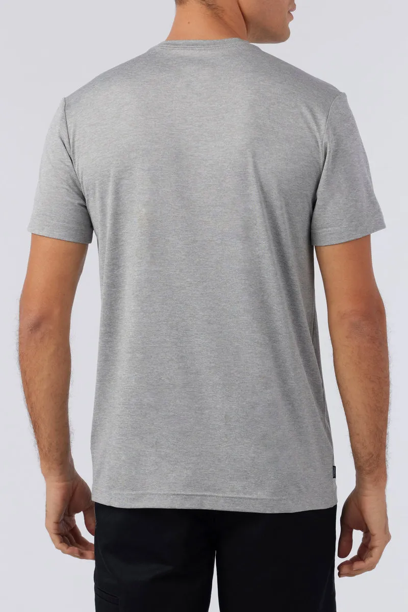 O'Neill Trvlr UPF Staple Tee-Hthr Gry2