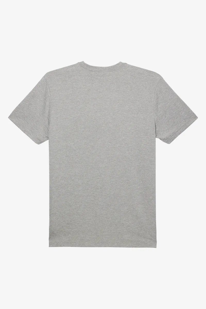 O'Neill Trvlr UPF Staple Tee-Hthr Gry2