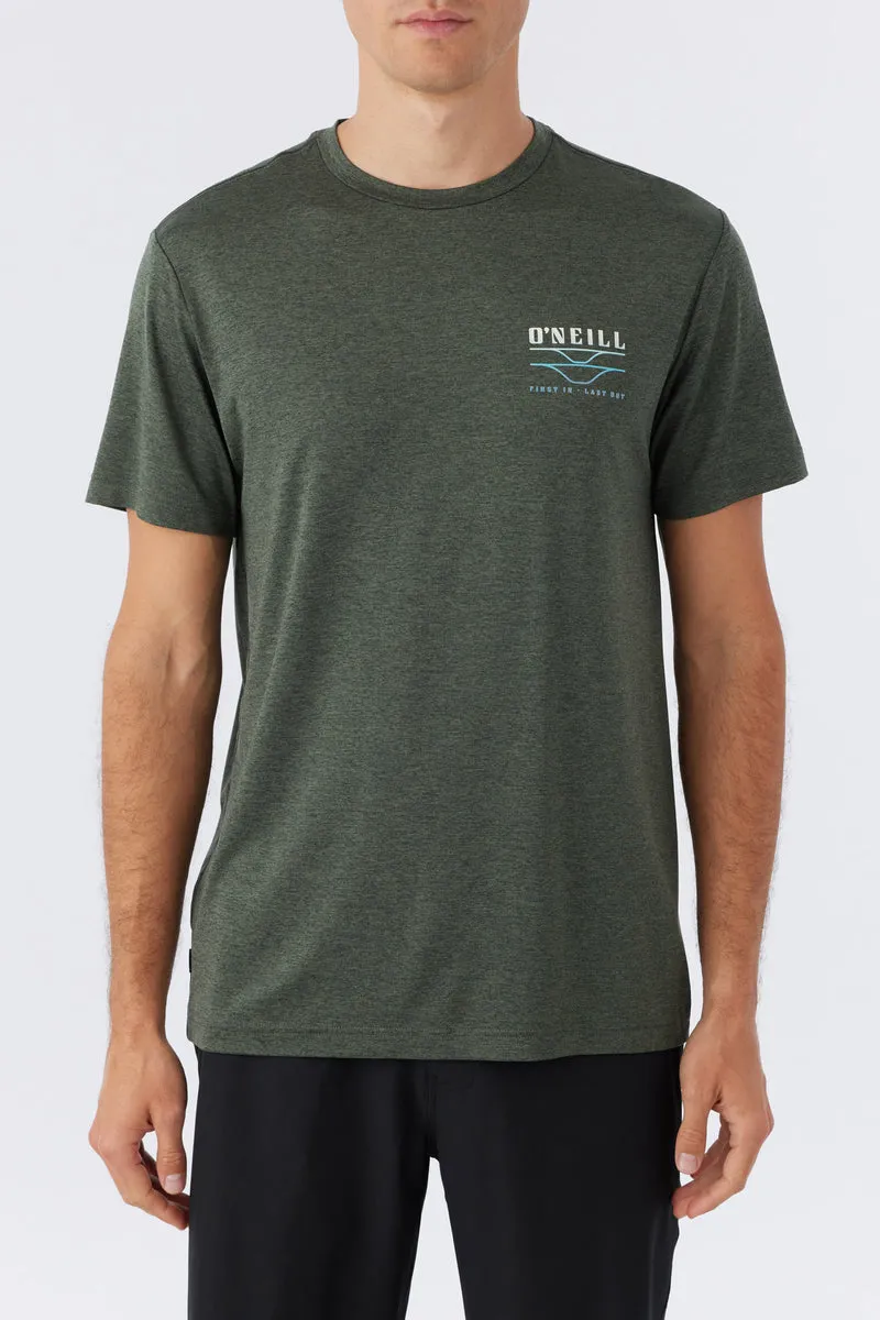 O'Neill Trvlr UPF Tee-Heather Olive