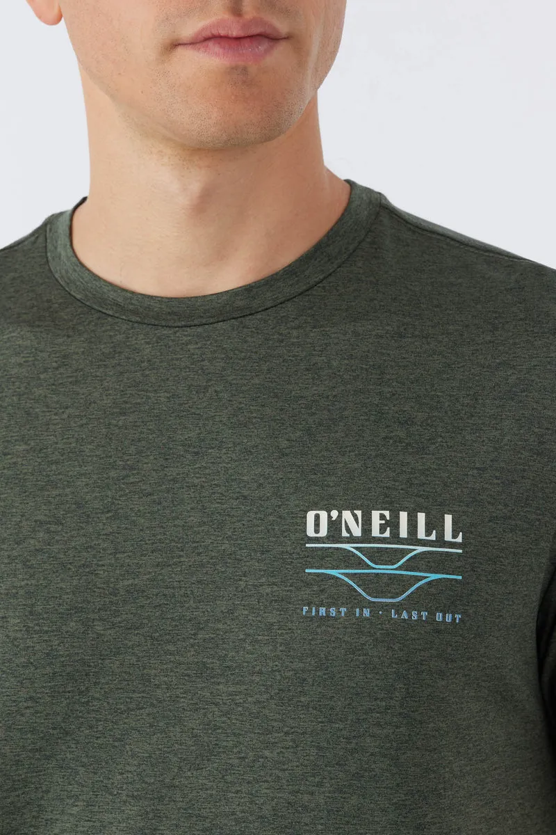 O'Neill Trvlr UPF Tee-Heather Olive