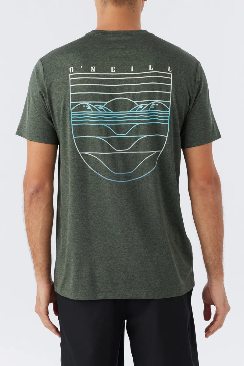 O'Neill Trvlr UPF Tee-Heather Olive