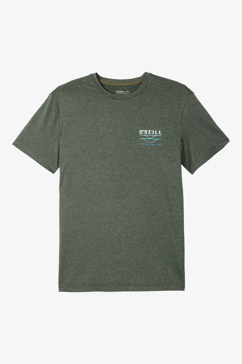 O'Neill Trvlr UPF Tee-Heather Olive