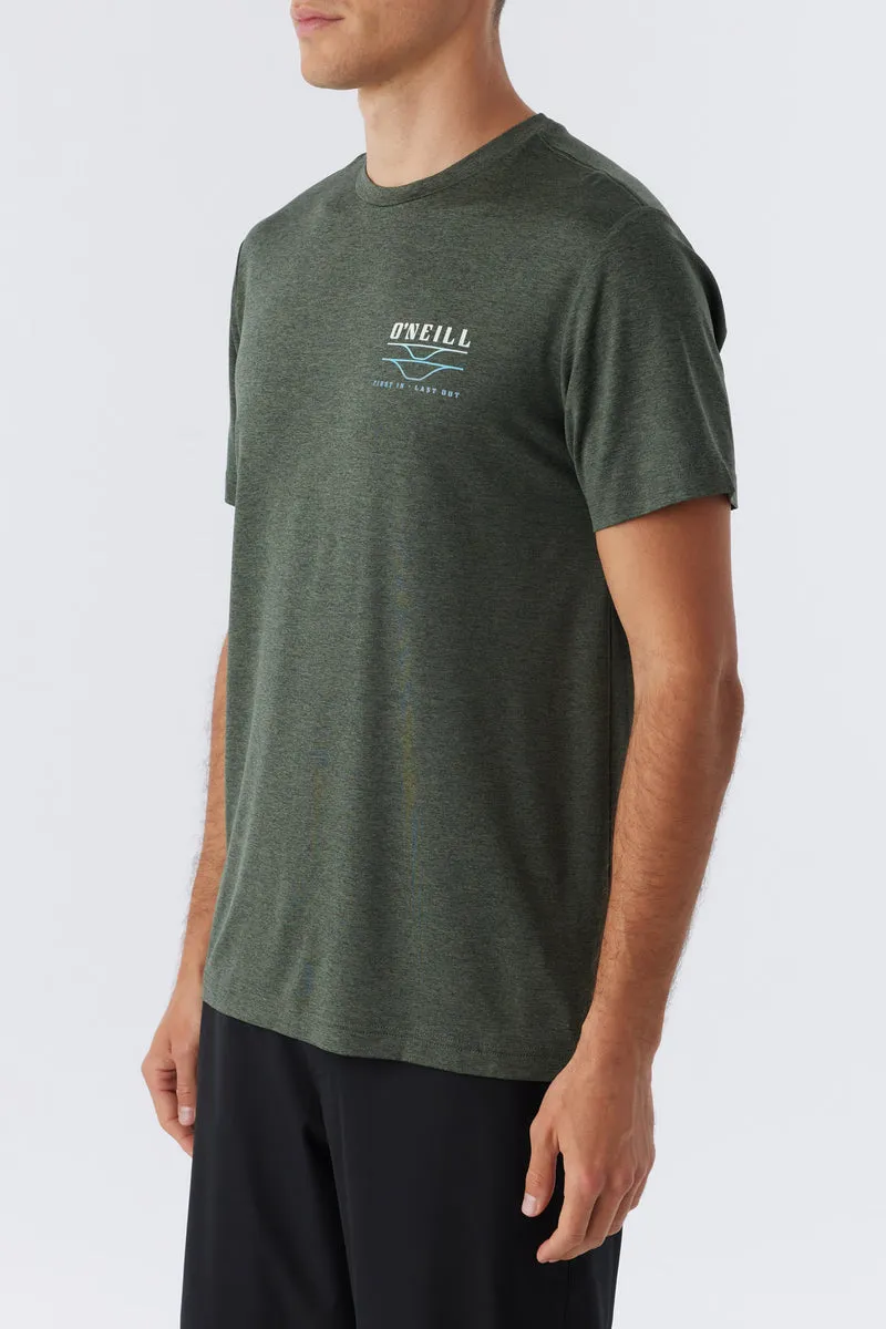 O'Neill Trvlr UPF Tee-Heather Olive