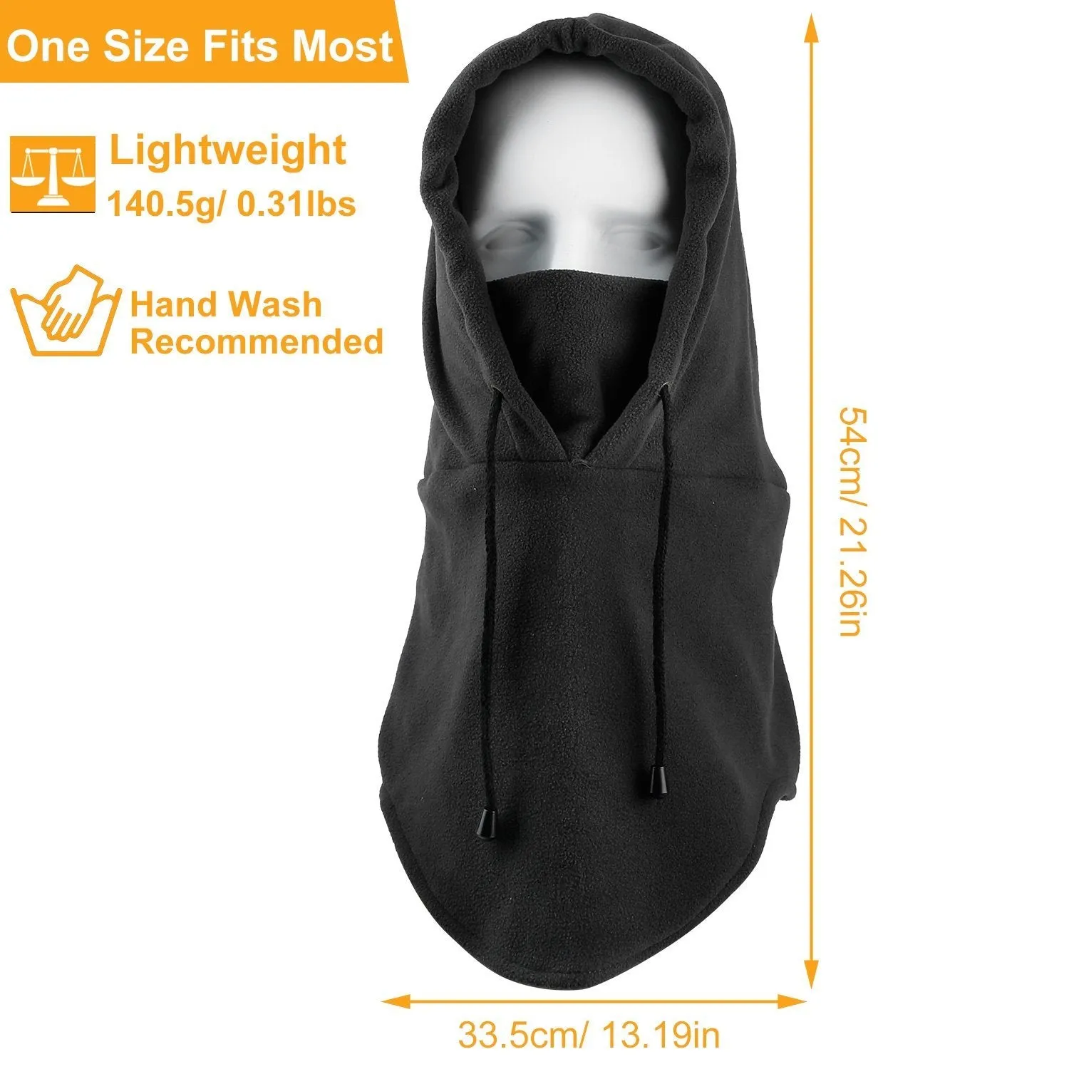 Polar Fleece Ski Mask Winter Thermal Balaclava Hat