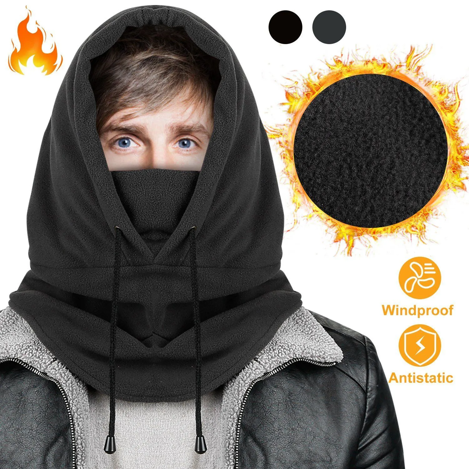 Polar Fleece Ski Mask Winter Thermal Balaclava Hat