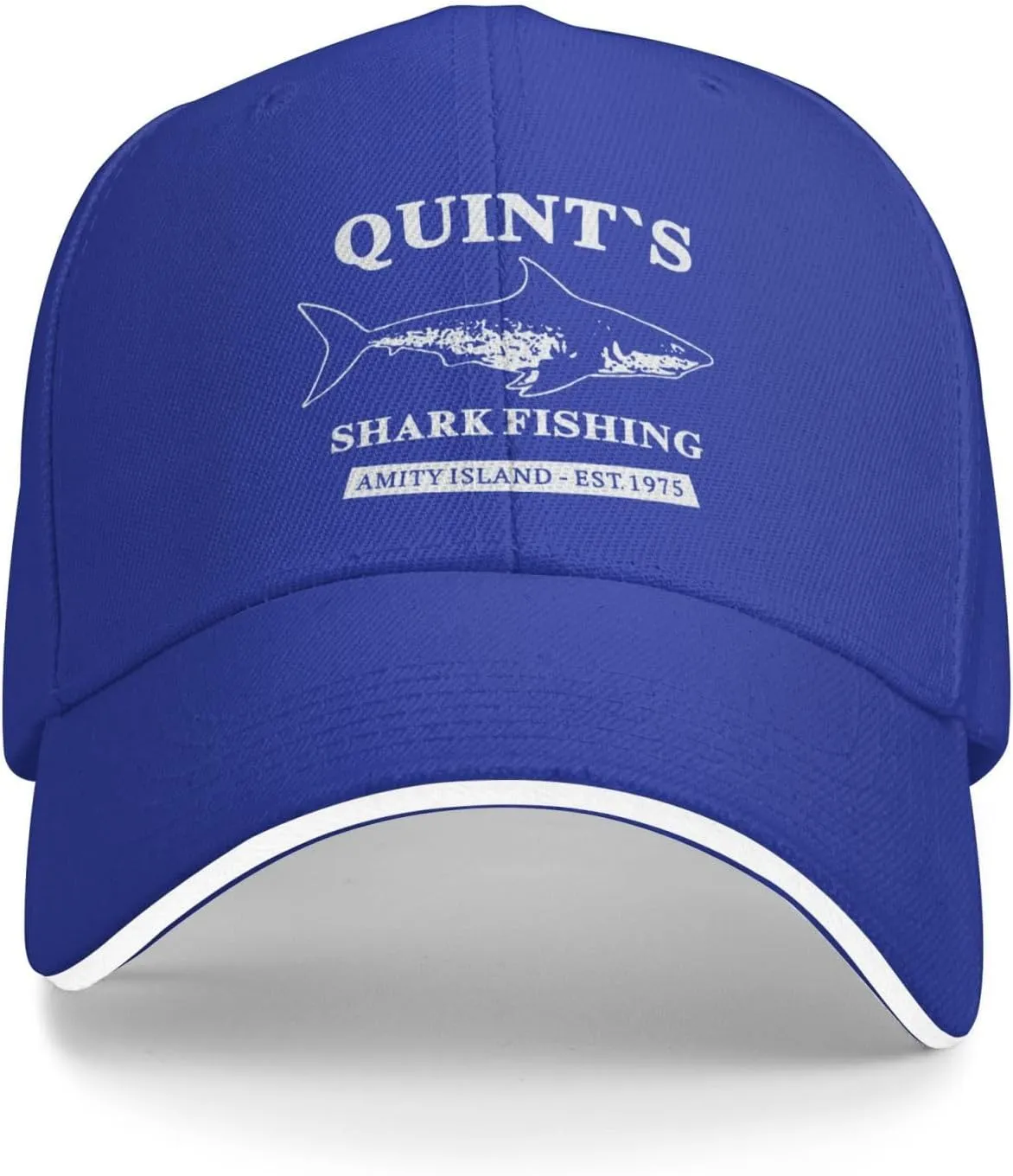 Quints Shark Fishing Amity Island EST 1975 Hat for Men Baseball Hat Adjustable Hat