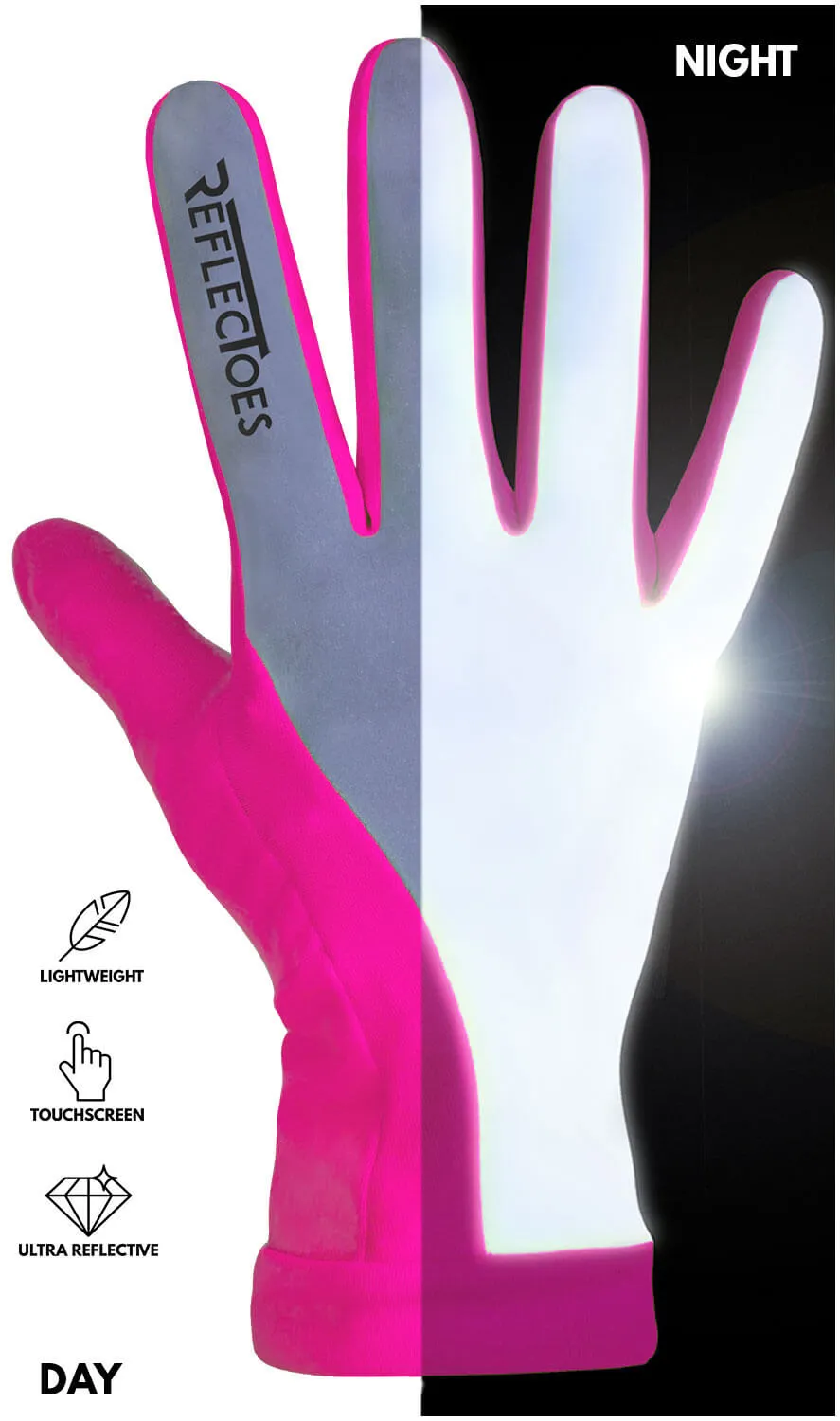 Reflectoes Reflective Running Gloves