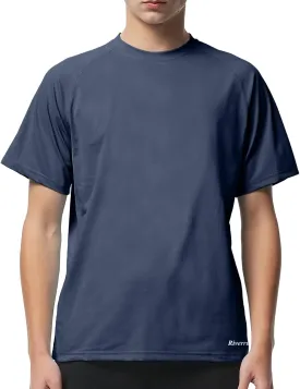 Riverruns Fishing T-Shirt Mens UPF 50  Sun Protection Fishing Shirt Short Sleeve Performance Tee #1006