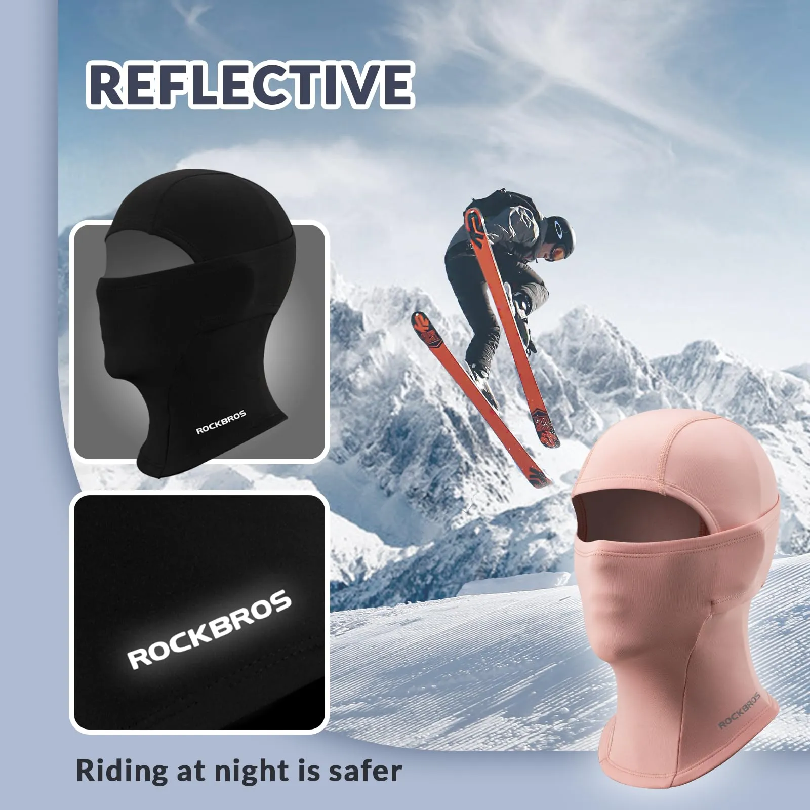 ROCKBROS Kids Thermal Windproof Breathable Balaclava for Autumn Winter