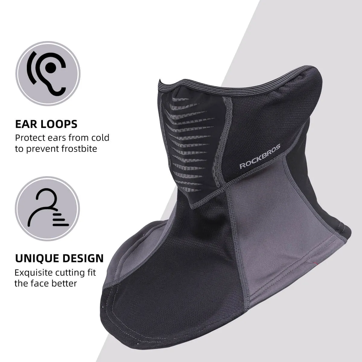 ROCKBROS Winter Windproof Balaclava Warm Cycling Cover