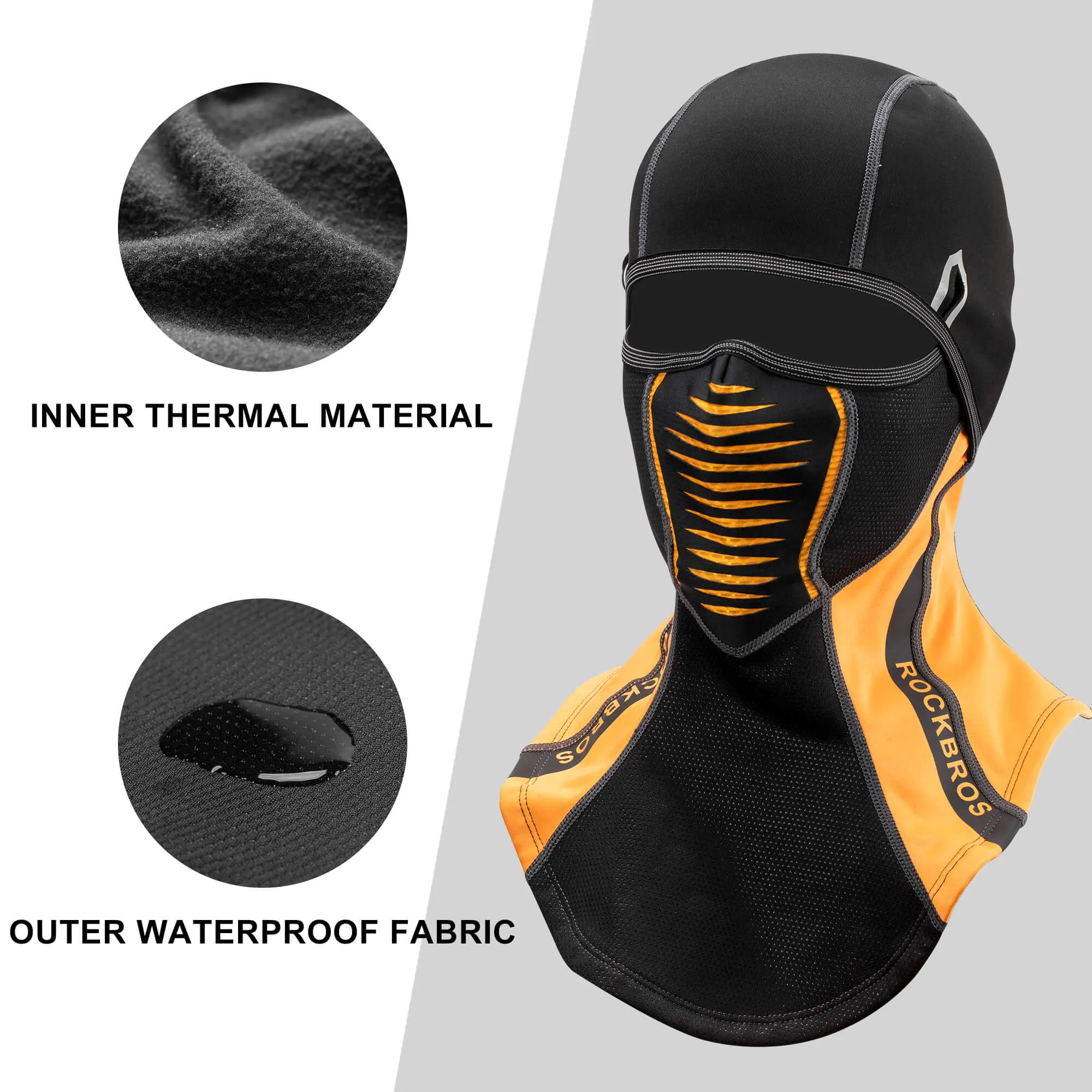 ROCKBROS Winter Windproof Balaclava Warm Cycling Cover
