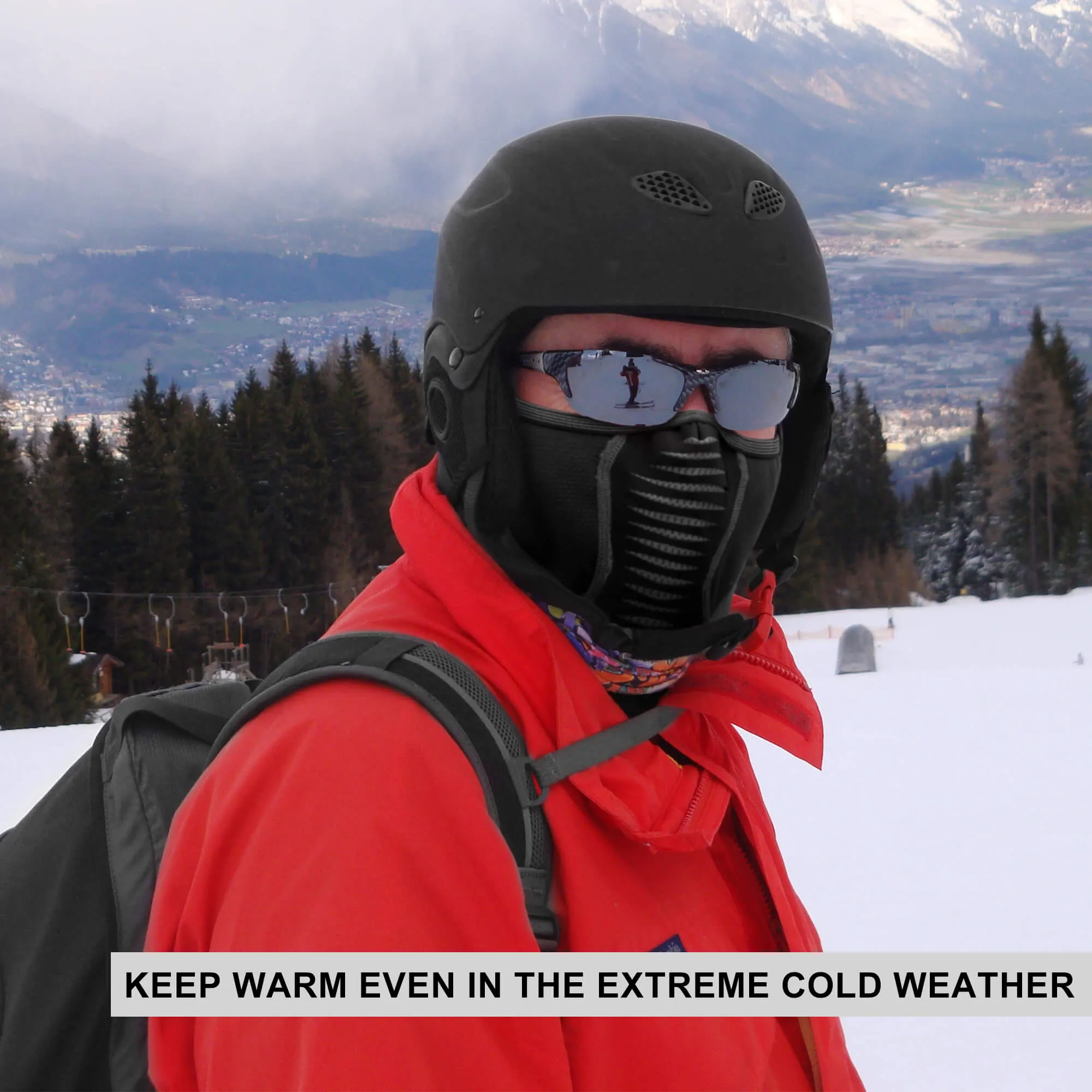 ROCKBROS Winter Windproof Balaclava Warm Cycling Cover