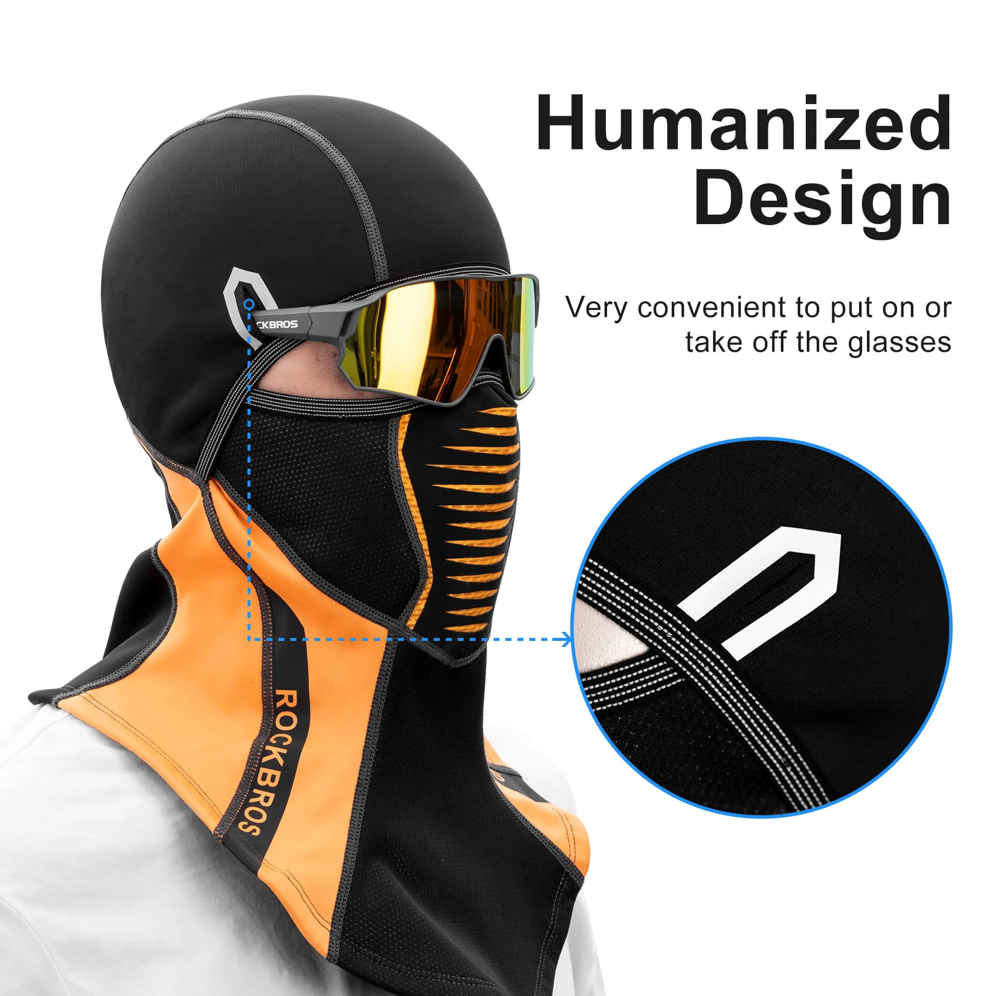 ROCKBROS Winter Windproof Balaclava Warm Cycling Cover